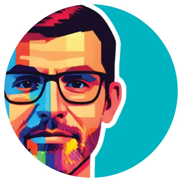 Illustrated portrait of Kryspin Drozdek